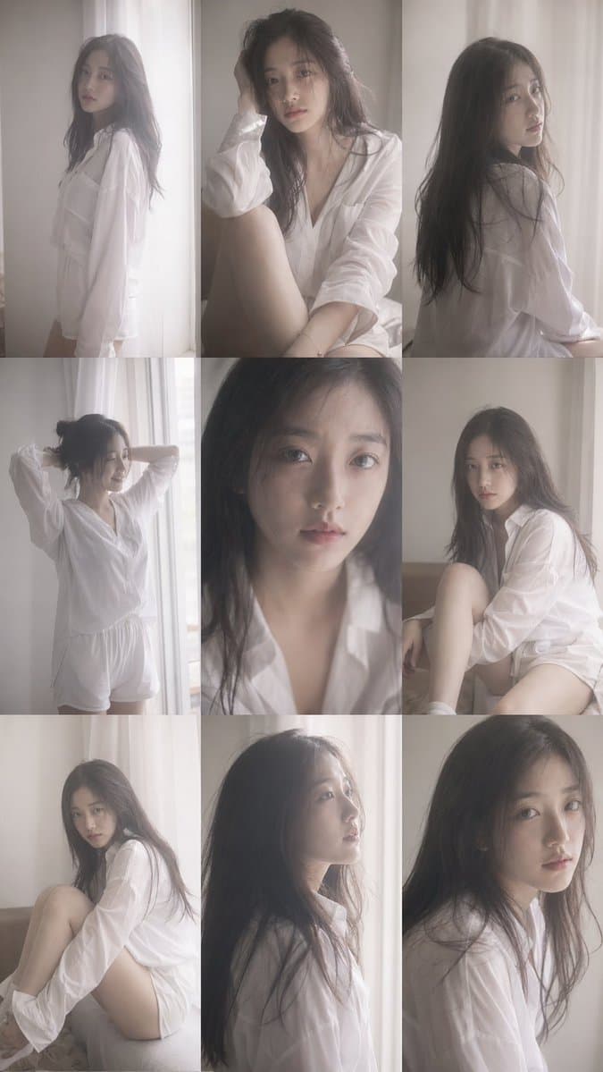 韩系九宫格朦胧写真