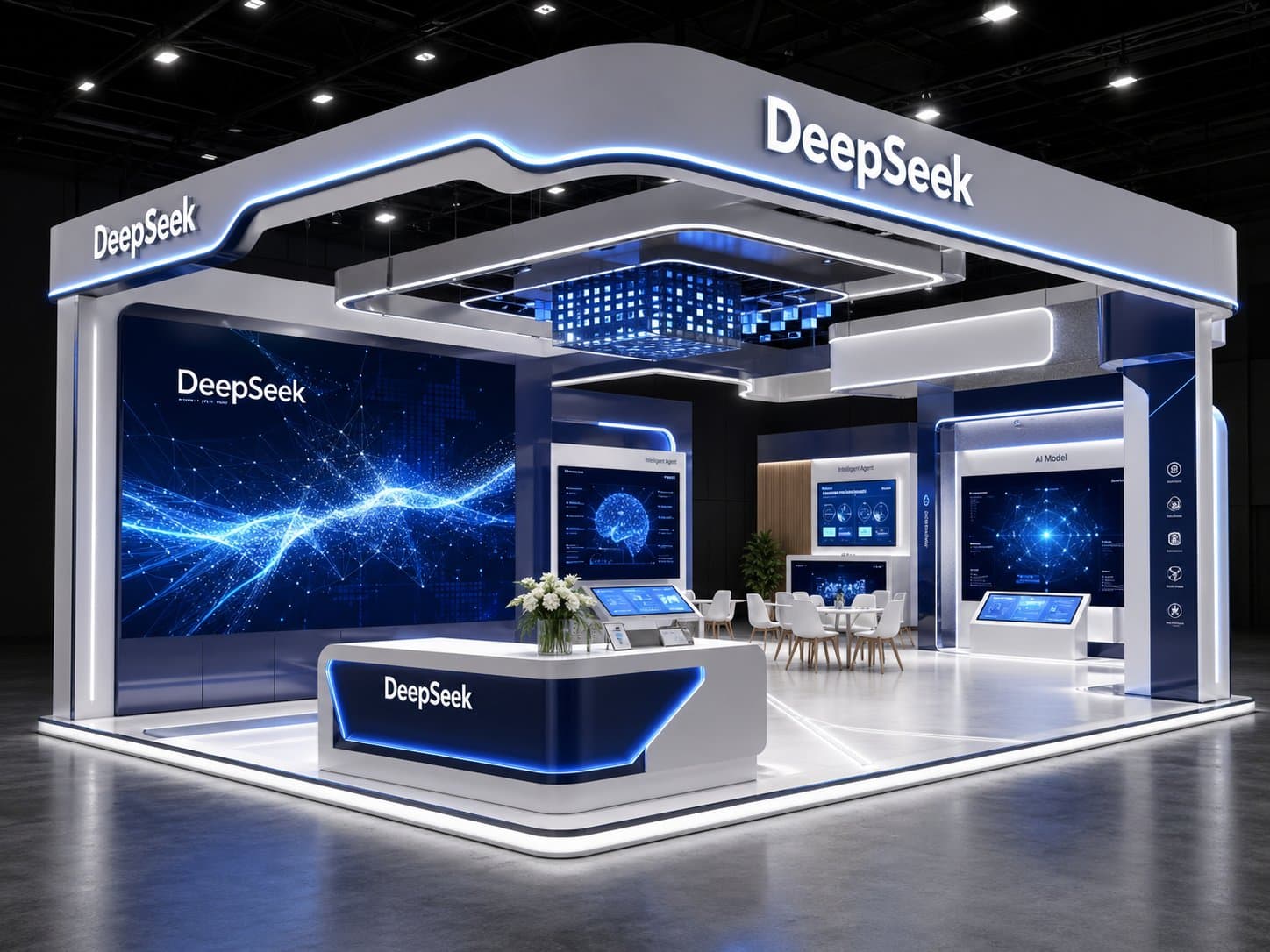 专业3D展台设计效果图 - 图片 3