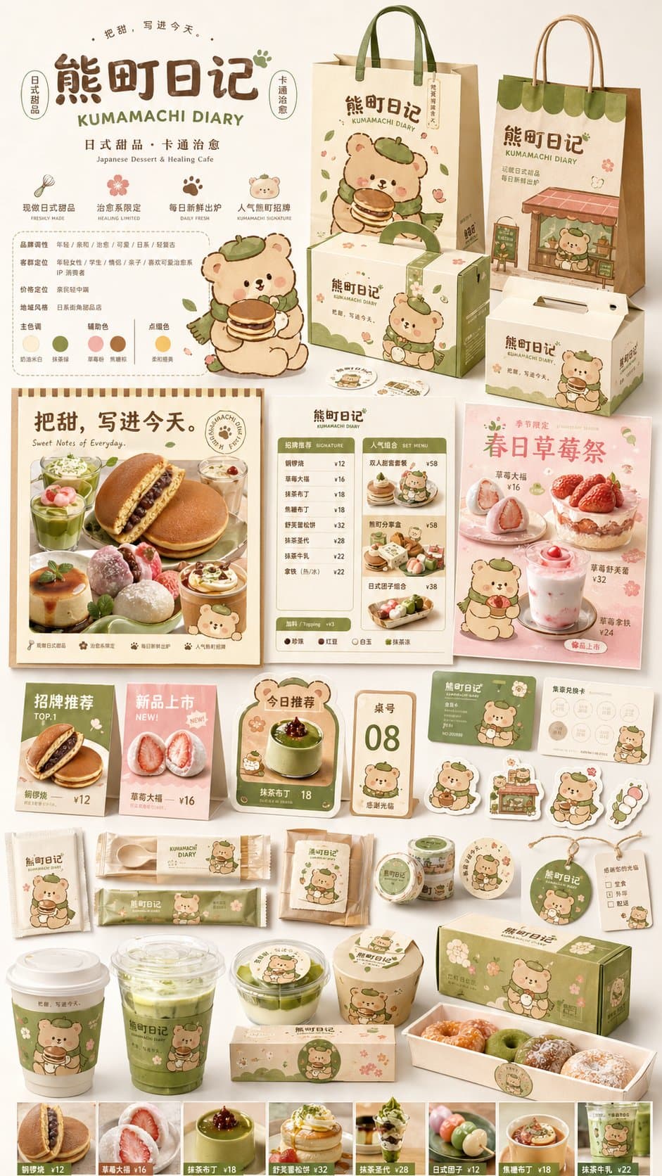 餐饮品牌VI触点矩阵视觉图 - 图片 3
