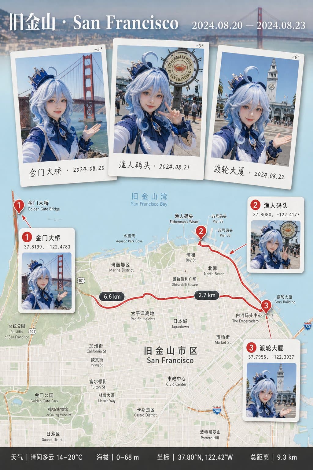 一键生成专属旅行纪念海报 - 图片 1