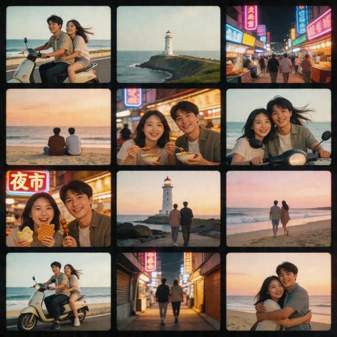 旅行胶片记忆快照