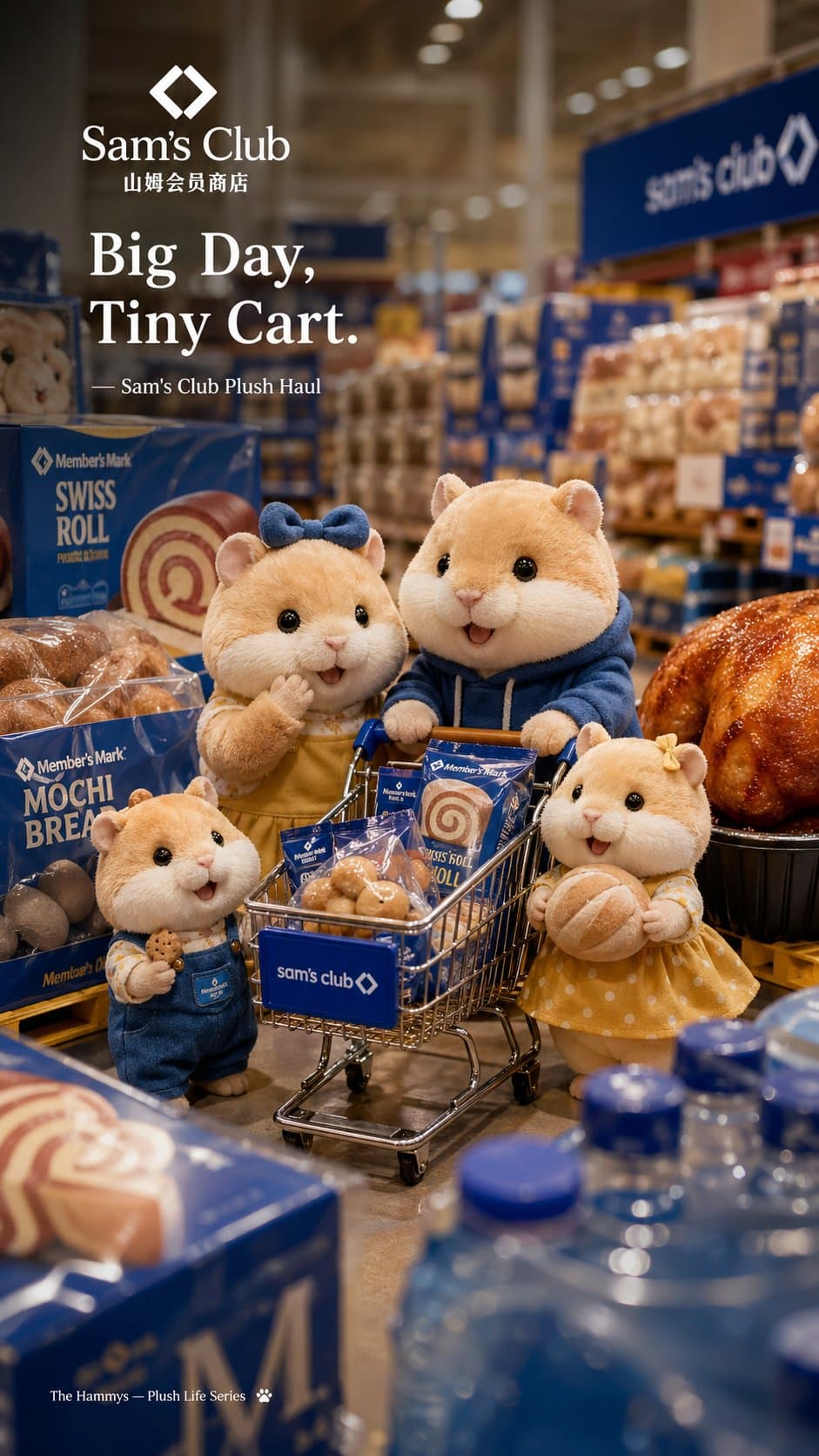 毛绒微缩世界摄影海报 - 图片 3