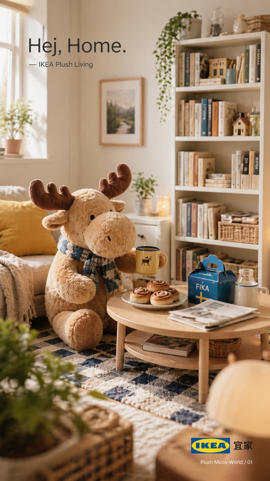 毛绒微缩世界摄影海报 - 图片 2