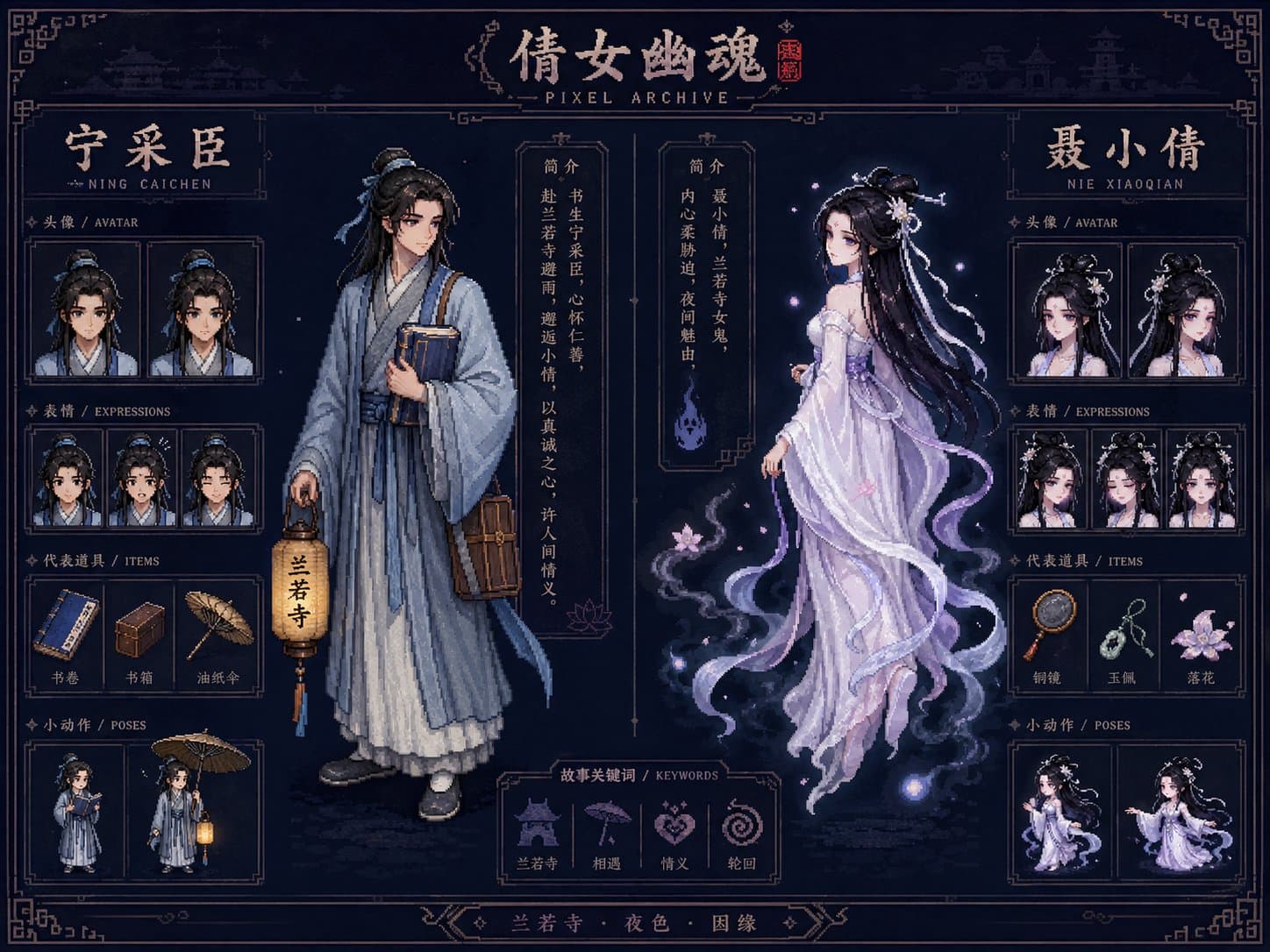 高质量角色像素图鉴设计 - 图片 3