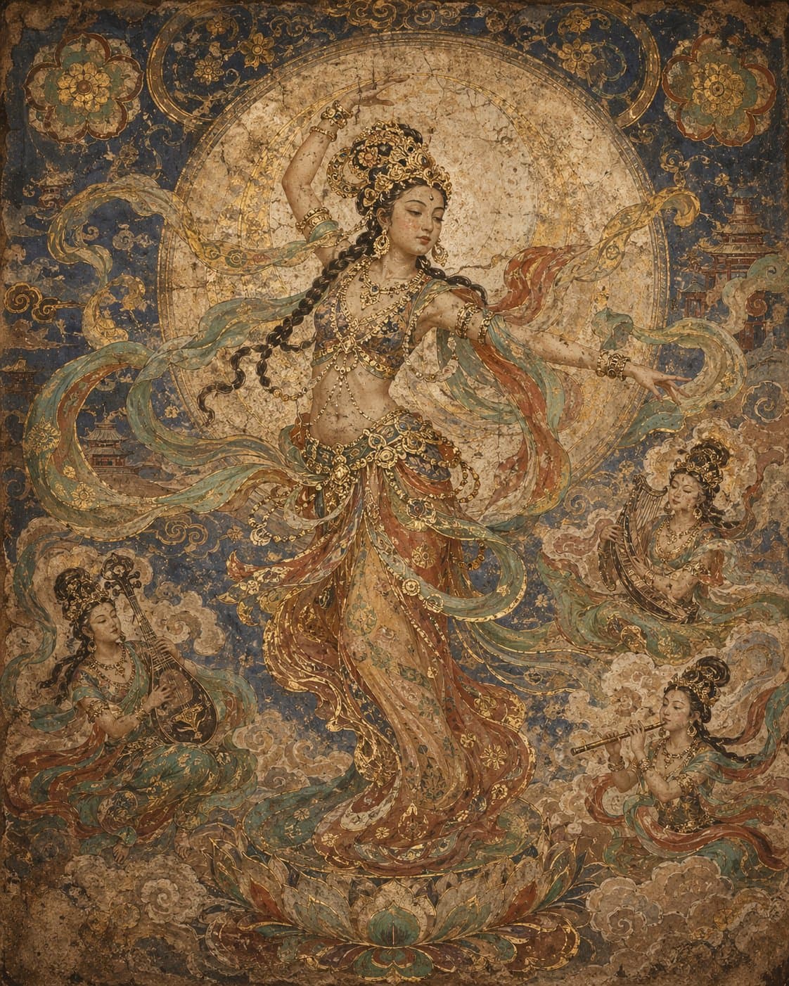 AI创作敦煌壁画指南 - 图片 1