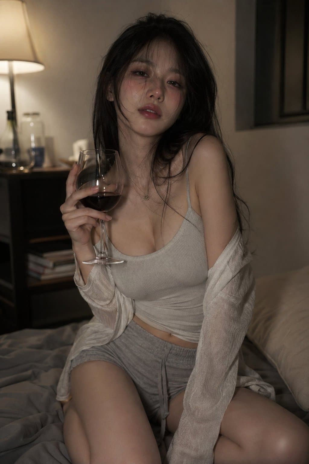 深夜微醺少女 - 图片 1
