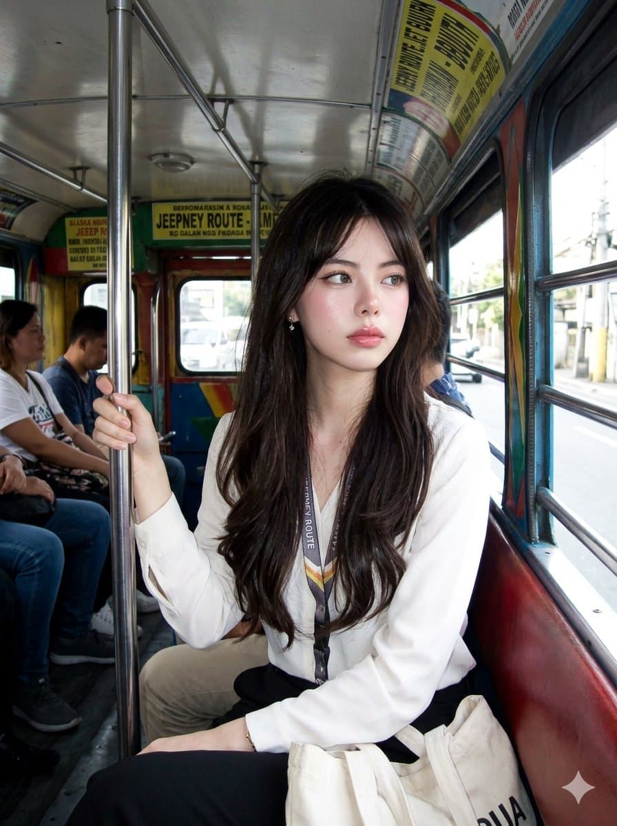 菲律宾吉普尼CCD风格通勤少女 - 图片 1